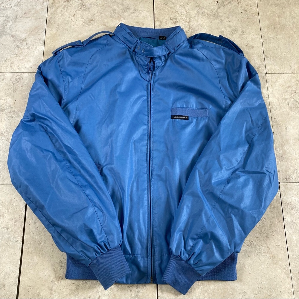 Vintage Members Only by Europe Craft Full Zip Bomber Jacket Size 42